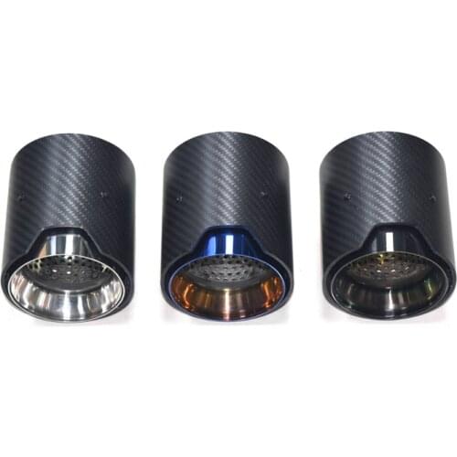 4 pcs three colors stainless steel M without welding car exhaust tip muffler tail fit BMW F87/F80/F82/F83 M2 M3 M4