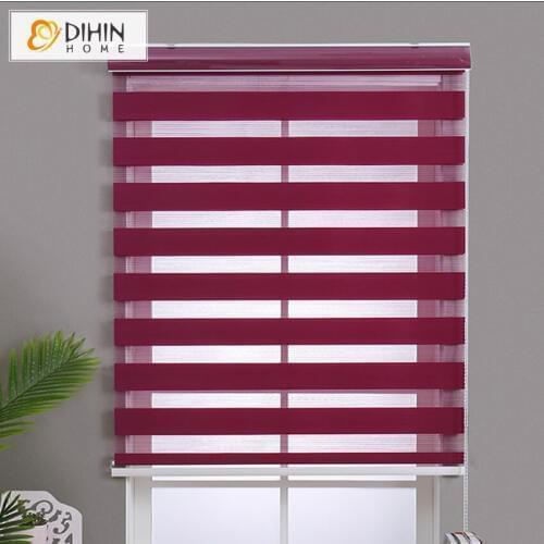 New Arrival High Quality 15 Colors Customized Zebra Blinds Rollor Blind Curtain Easy To Install Curtains