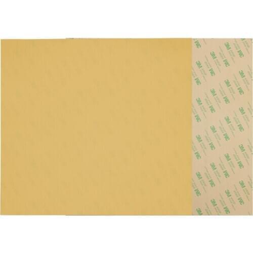 PEI sheet 3D Printer surface chips 254*224*0.12mm thickness PEI amber color