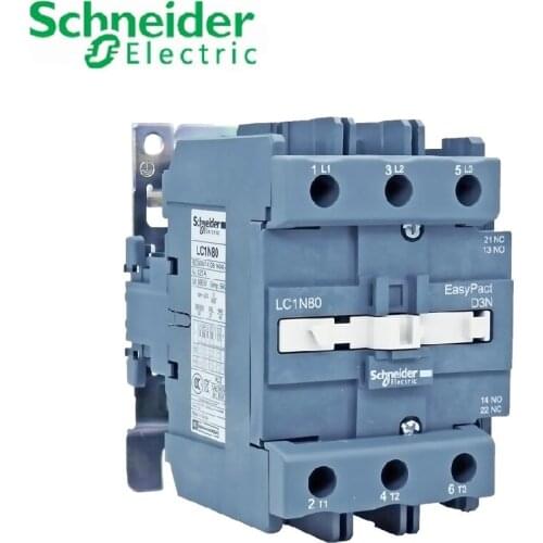 Schneider electric EasyPact D3N 3-ploe contactors LC1N80 1NC & 1NO 50HZ LC1N80B5N LC1N80CC5N LC1N80F5N LC1N80M5N LC1N80Q5N