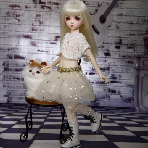 BJD Doll 1/4 Iple kid Lonnie Irene bjd Jointed Doll Resin Toys for Kids Surprise Gift for Girls Cute Baby club present