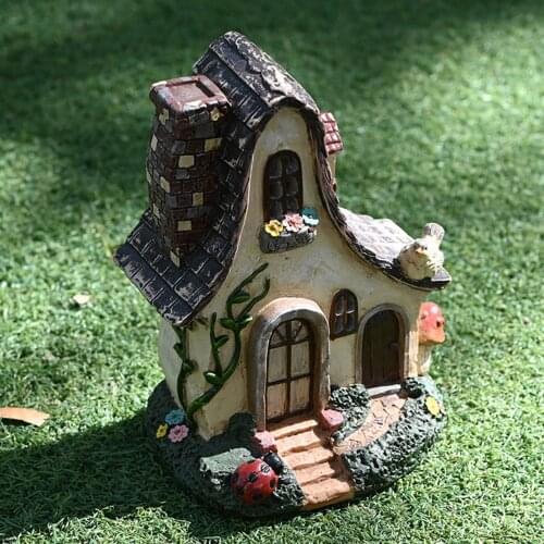 Fairy Garden Statue Safe Non-fading Decoration Resin Home Crafts Miniature Garden Magic Garden Desktop Decoration