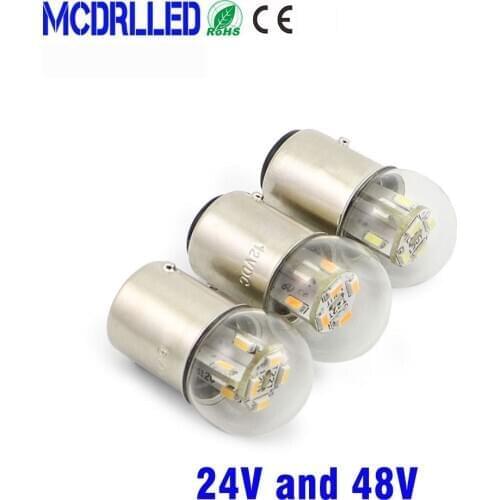 6v Motorcycle Led Lights G18 R5w 12v 24V Auto Bulbs Equipment Indicator Smd 3014 Chips Signal Lamp Rear