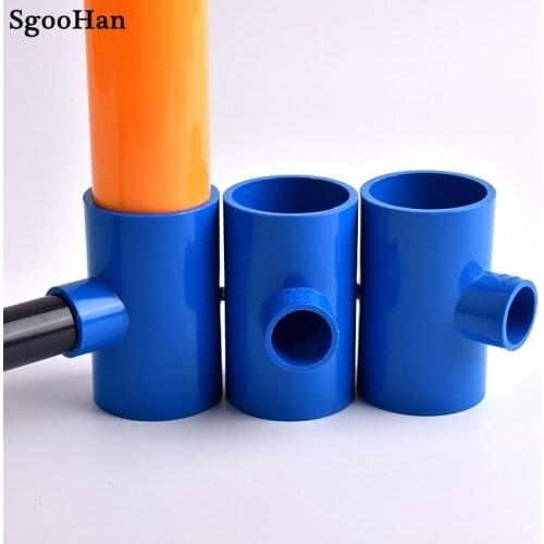 Inner Diameter 20~63mm PVC Pipe Reducing Tee Connector Garden Aquarium Fish Tank Tube Watering Adapter Fittings 3 Way Joint