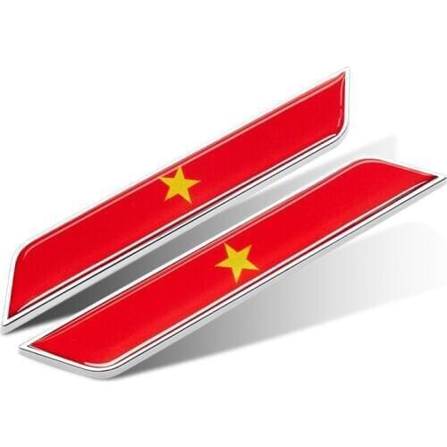 High Quality Car Goods Vietnam Vietnamese National Falgs Auto Emblem Stickers Covering Scrathes 2020 New Arrival Free Shipping
