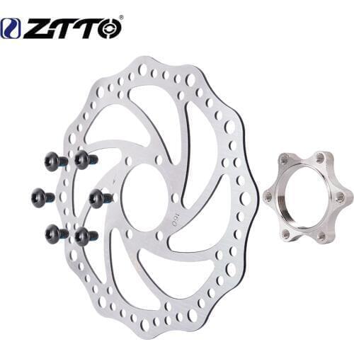 ZTTO MTB Bike Threaded Hub Disk Disc Brake Rotor Mountain bicycle 6 Bolts Flange Adapter Freewheel Cycling 160mm rotor