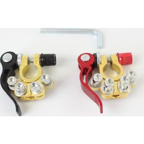 Pure copper General Motors battery quick connector switch battery clip one pull four terminal removable battery clip 1 Pair