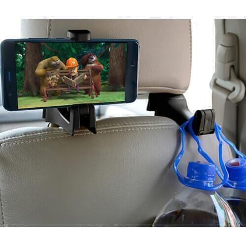 2019 The New 1PCS Car Headrest Hook Phone Holder Seat Back Hanger For Kia Carens Carnival Cerato Opirus i10