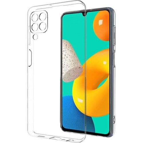 For Samsung M32 4G Case Luxury Soft Clear Slim Phone Cover Coque For Galaxy M32 4G Coque Shell