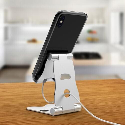 76A Universal Phone Holder Mobile Phone Stand Office Desk Cradle For Samsung iPhone 11 Pro XS Max XR X 8 7 6 6s Plus