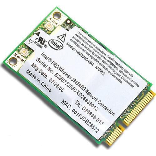 New Intel Wireless 3945ABG WM3945ABG Laptop Mini PIC-E Wifi Network lan Adapter Connection Card Network card