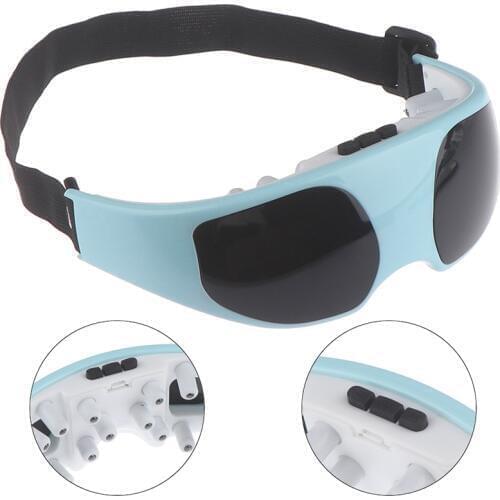 Electric Eye Care Massager Glasses Magnetic Vibration Relax Anti-Aging Forehead Massager Eyes SPA