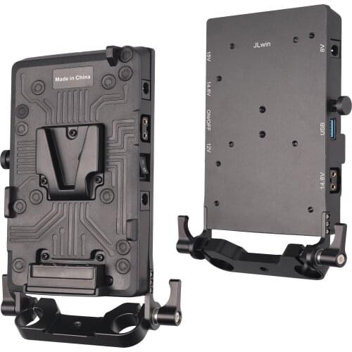 FOTGA V-Mount Battery Plate Adapter V-Lock D-tap Plate for Sony D-Tap DSLR Camera