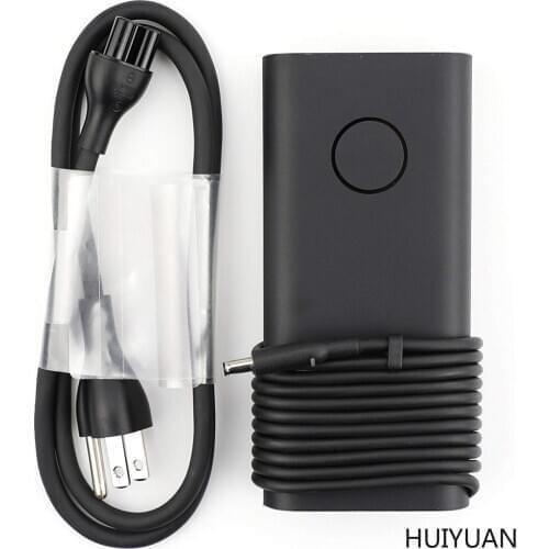 Huiyuan fit for Dell 130W Tip 4.5mm XPS 15 9530 9550 9560 M3800 5510 5520 Laptop Charger AC Power Adapter - RN7NW DA130PM13Z