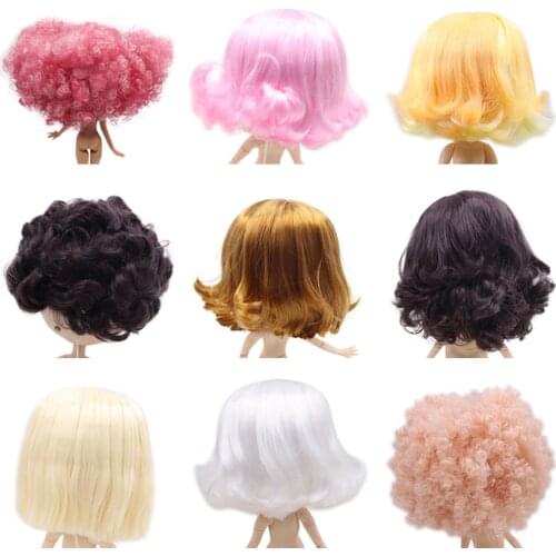RBL ICY DBS Blyth Doll Scalp Short hair Afro Wigs Including the hard endoconch series50 ob24 anime girl