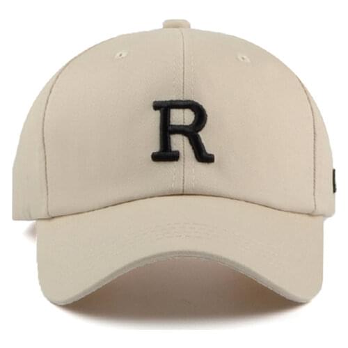 3D Embroidery R Mens Baseball Cap Snapback Kpop Hip-Hop Summer Hat Fluorescent Green Cotton Womens’ Hat Cotton Sun Hat BQM074