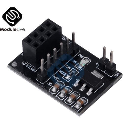 2pcs New Socket Adapter plate Board for 8Pin NRF24L01 Wireless Transceive module 51