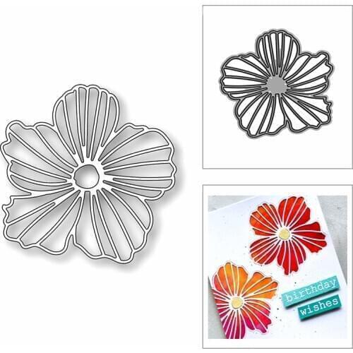 New Large Cherry Blossom Plant 2020 Metal Cutting Dies for DIY Scrapbooking Paper Decor Embossing and Card Making Craft No Stamp