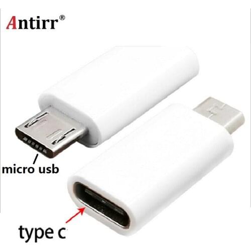 USB Type C Female to Micro USB Male Adapter Connector Type-C to Micro USB 2.0 Charger Adapter for Samsung Xiaomi Huawei Phone