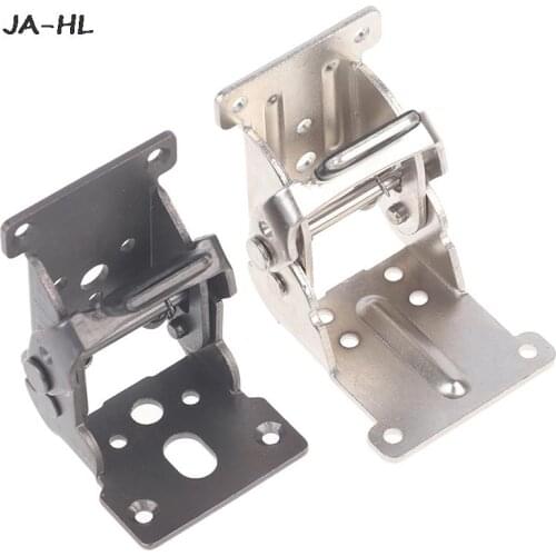 New 1PC 0-90-180 Degree Self-Locking Folding Hinge Table Leg Folding Furniture Hinge