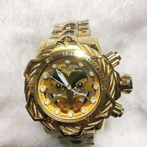 PieWWMM Mens Gold Watch