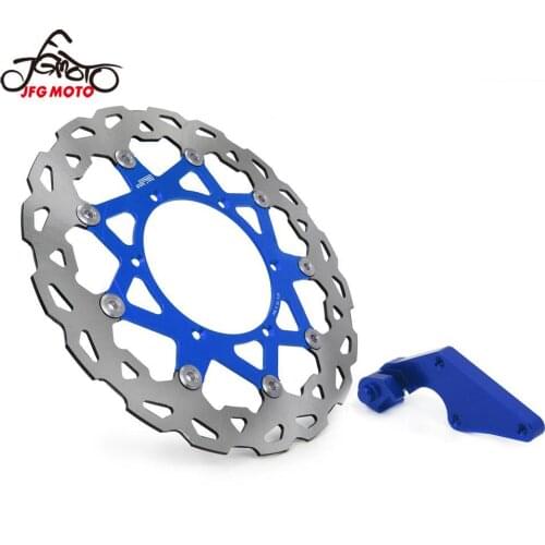 Motorcycle 320MM Floating Brake Discs Rotor With Bracket For YAMAHA YZ250F YZ 250F 2007-2015 YZ450F YZ 450F YZ450 F 2008-2015