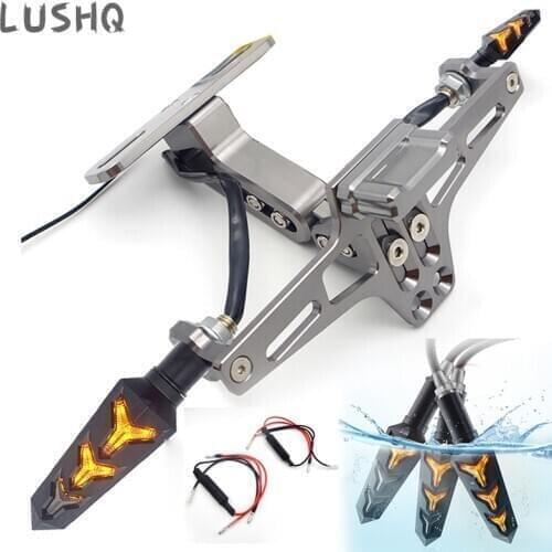 Motorcycle License Plate Holder Frame For BMW f650gs f850gs ninet 310gs 310 gs g310gs f700gs k1600gtl r850r r1200gs lc gs 310