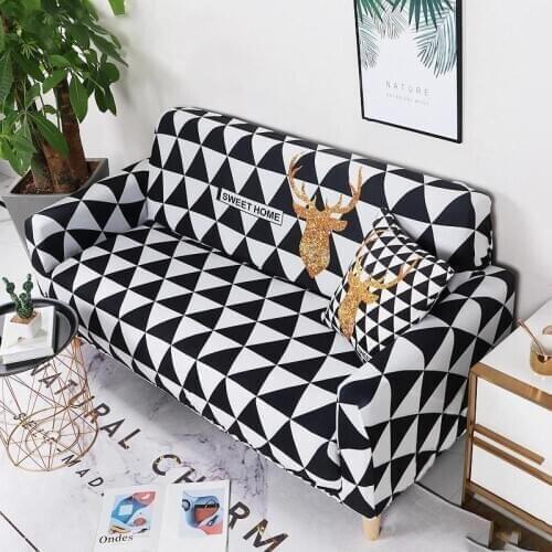 Christmas Decor Elastic Sofa Cover For Living Room Non-slip Corner Sofa Slipcover Couch Cover Chair Protector Home Decor