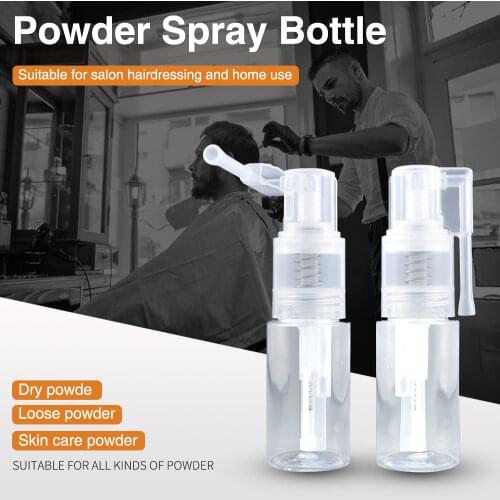 35ML Dismountable Portable Travel Powder Spray Bottle Cosmetics Bottle Makeup Sprayer Container Barber Accessories Spray Bottle
