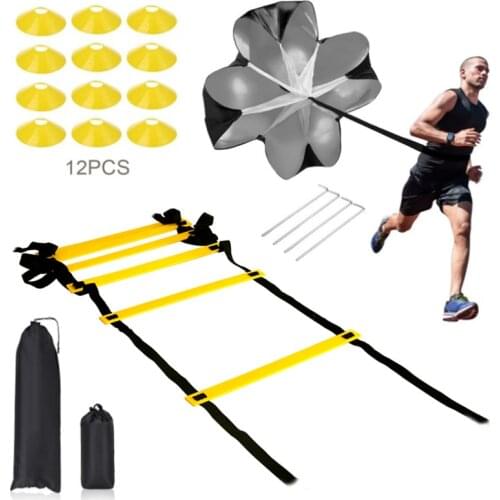 Football Training Agility Ladder Agility Speed Ladder Agility Ladder Jump Grid Ladder Suit Ball Training Equipment