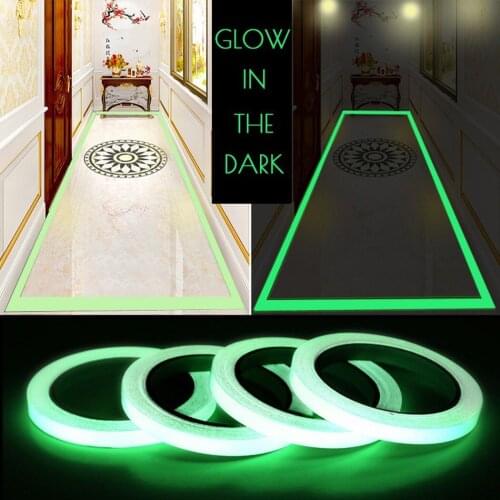 Luminous Band Baseboard Wall Sticker Glow In The Dark DIY Strip Stickers Living Room Bedroom Eco-friendly Home Decoration Decal