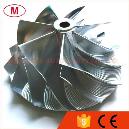 HX40 Upgrade 67.00/89.00mm 7+7 blades High Performance Turbo Billet Compressor wheel/Aluminum 2618/Milling compressor wheel