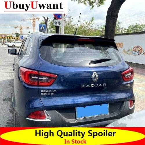 High Quality Roof Lip Spoiler For RENAULT KADJAR Hatchback 2016-2019 Rear Spoiler ABS Glossy Black Car Tail Wing Decoration