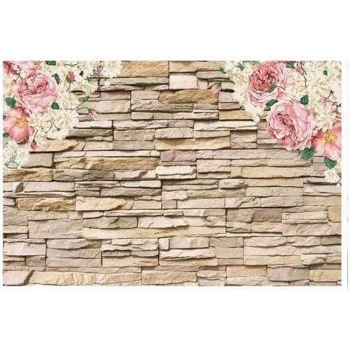 3d wallpaper Custom High end 3d murals wallpaper for walls 3 d Hand painted peony stone wall background wall papers home decor