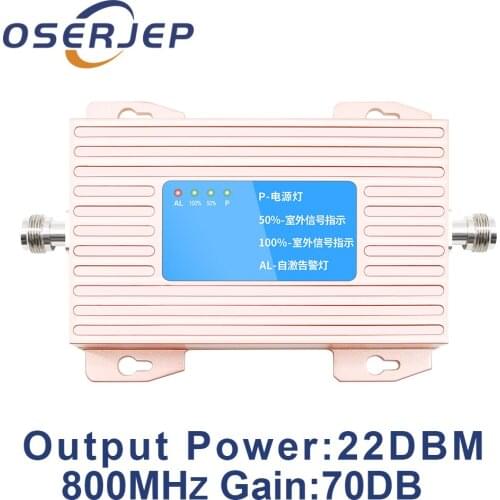ALC Cover 1000SQ BAND 20 800 MHZ Cell Phone Signal Booster Repeater Amplifier 4G LTE 800MHz High Gain LTE Not include Antenna