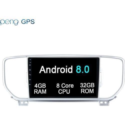 Android 8.0 7.1 Car Radio GPS Navigation Headunit for KIA Sportage 2015-2018 no Car DVD Player Stereo Audio Multimedia