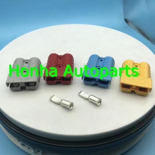 Free shipping 10/20/30 pcs/lots 10-12 AWG 50A Battery Connect Quick Connector Plug For Forklift Winch Trailer Driver Electrical
