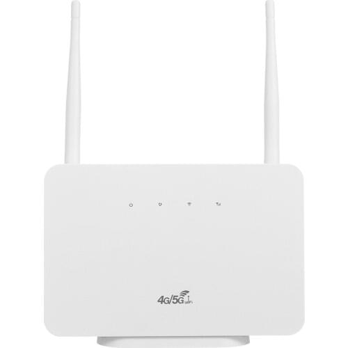 4G Wireless Router LTE CPE Router 300Mbps Wireless Router with 2 High-gain External Antennas SIM Card Slot European Version