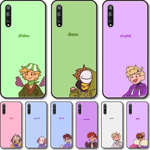 Dream philza Phone Case For Huawei Y 5 6 7 8 9 A P S Pro 2020 2019 Black Shell Cover