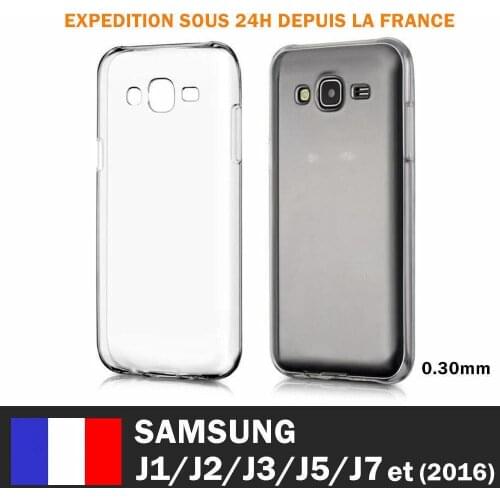 For Samsung Galaxy J1,j2,j3,j5,j7 J4 Plus J6 Coque Housse Tpu Silicone Transparent