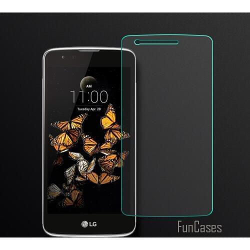 Screen Protector Film For LG K8 / Phoenix 2 / Escape3 / K350N Anti-Scratch For LG K8 Film 2.5D Curved Edge Screen Tempered Glass