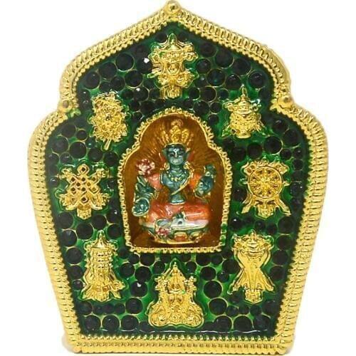 Feng Shui Limited Edition Green Tara Home Amulet W Red String Bracelet W3688