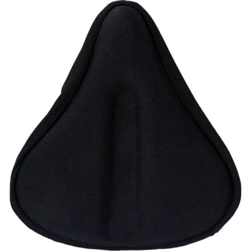 Exercise Bike Seat Gel Cushion Cover For Large And Wide Bicycle Saddle Pad Bike Bicycle Mountain Bike Seat Cover Bicycle Saddle