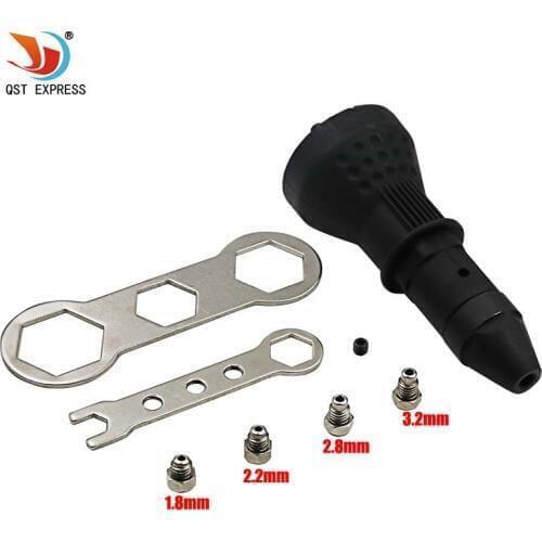 Electric Rivet Nut Gun Riveting Tool Cordless Riveting Drill Adapter Insert Nut Tool Riveting Drill Adapter