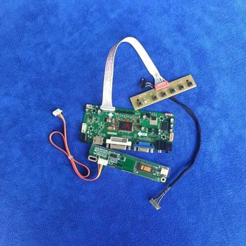 Kit M.NT68676 controller driver board LVDS-20Pin For LP133X7/LP133X8/LP133X09 HDMI-compatible VGA DVI 1CCFL LCD monitor 1024*768