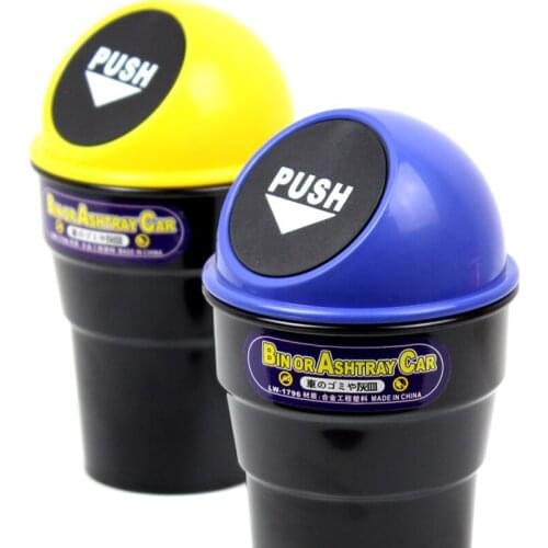 Patent Design of Levine car plastic trash can car mounted barrel case Multi-color LW-1796