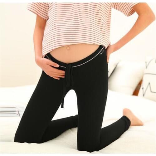 New Summer Maternity Leggings Spring Modal Low Waist Belly Skinny Pants For Pregnancy Fashion Pregnancy Women Jeggings Autumn