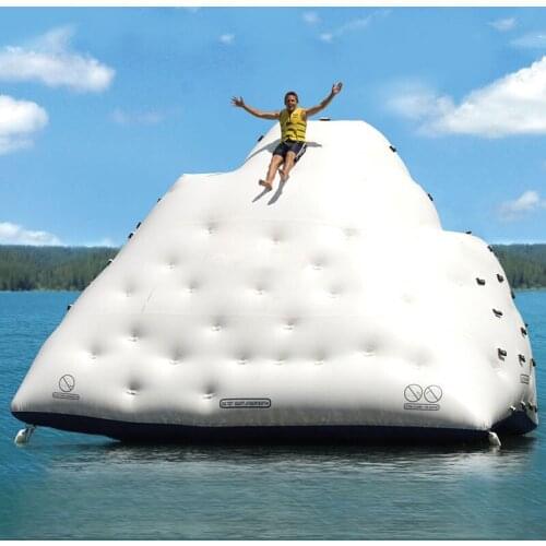 Summer Climbing Water Toys Inflatable Iceberg Slide Water Park Toys for Adult
