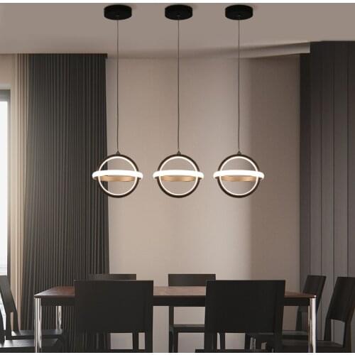 Fashion Pendant light Chandeliers Circle Ceiling mount Led Chandelier Lighting For Living room Dining room Kitchen Bedroom Lamps