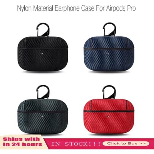 Nylon Cases For Apple Airpods Pro Protective Bluetooth Wireless Earphone Cover For Apple Air Pods Pro Case For Airpods Pro
